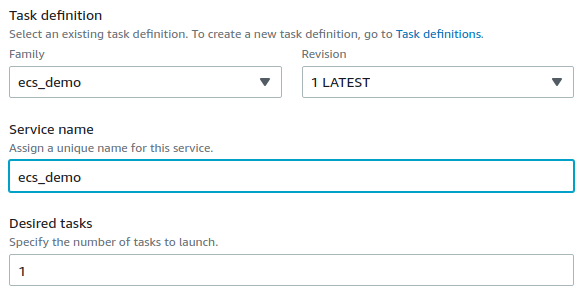 A completed Services page.